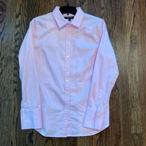 Pink pinstripe shirt
